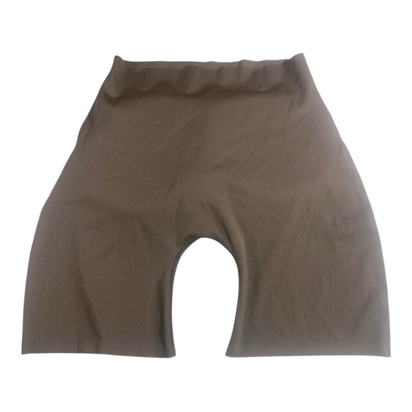 Seamless High Waist Butt Lifting Shapewear Shorts Brown L - Picture 2 of 5